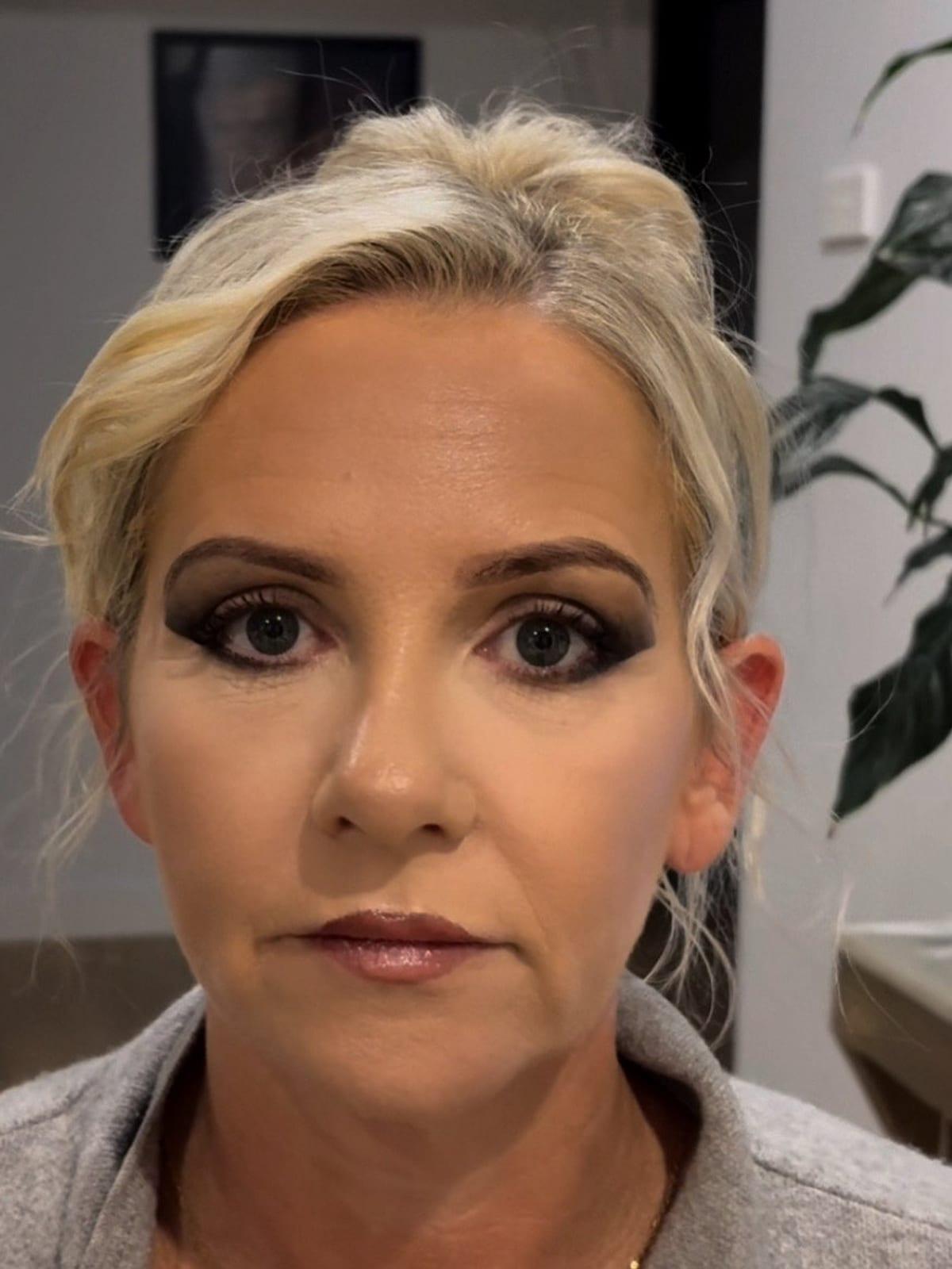Bridal party glam look
